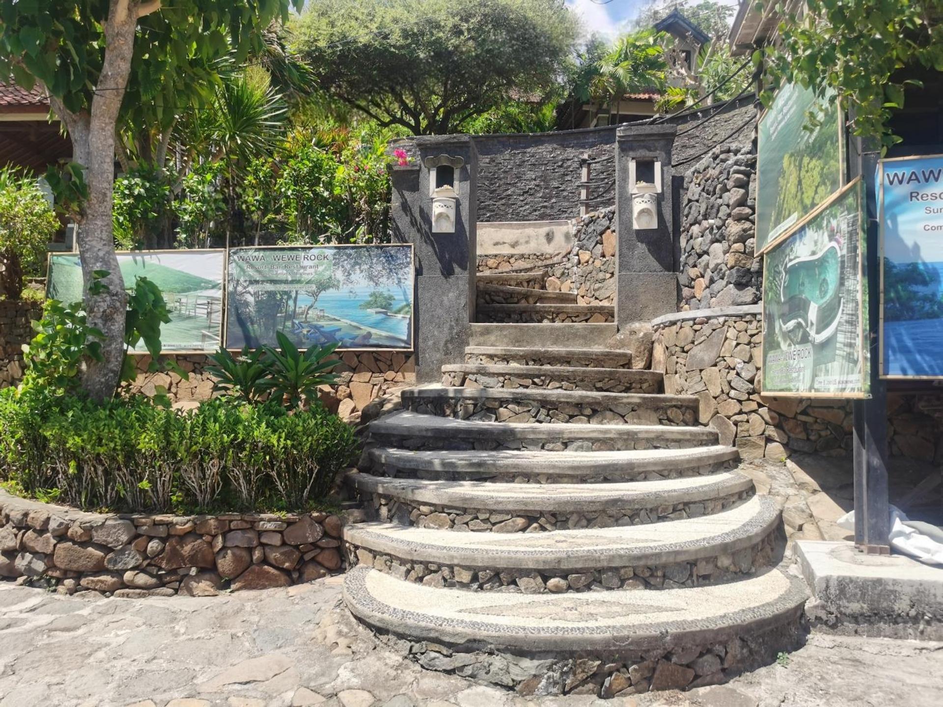 Wawa Wewe Rock Otel Amed Dış mekan fotoğraf