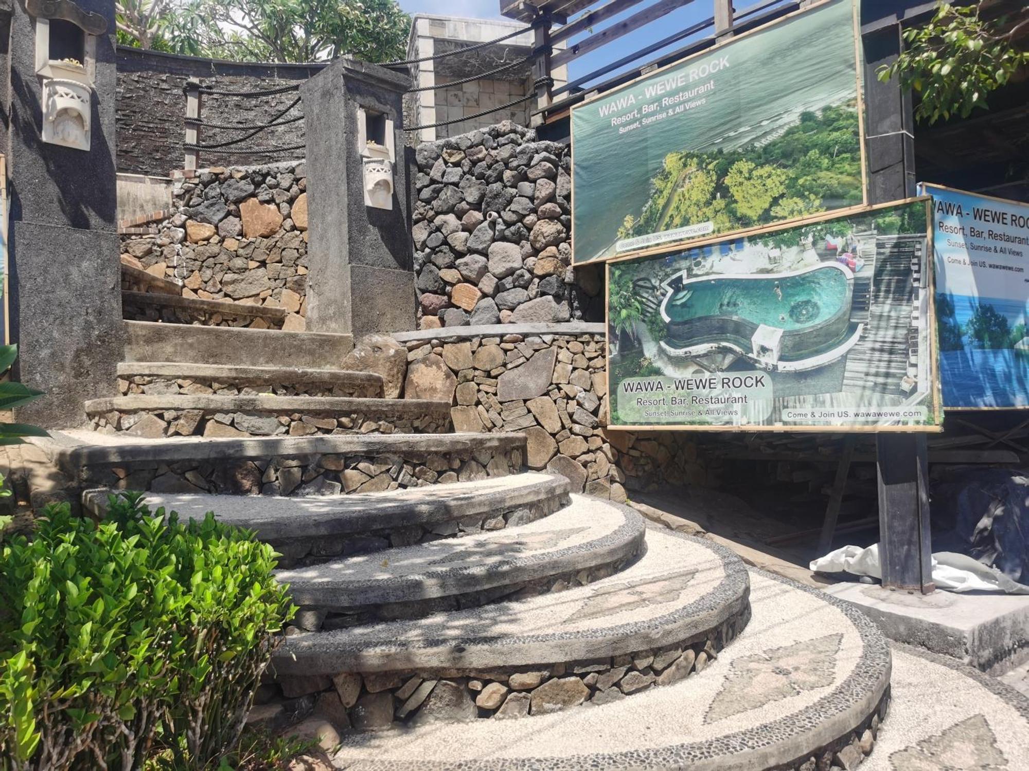 Wawa Wewe Rock Otel Amed Dış mekan fotoğraf